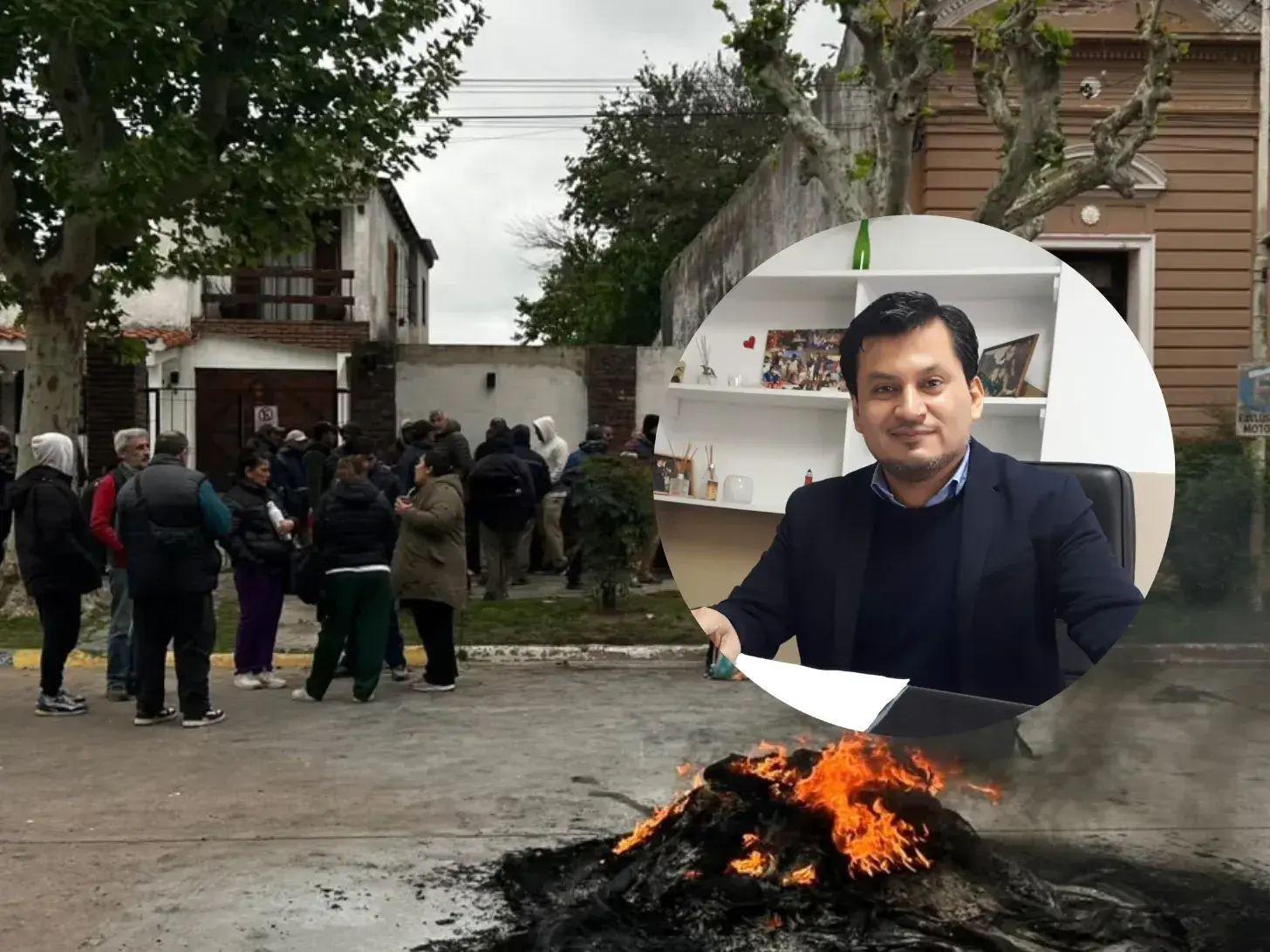 Ramón Salazar se refirió al conflicto laboral y expresó su preocupación por la situación que atraviesan los empleados.
