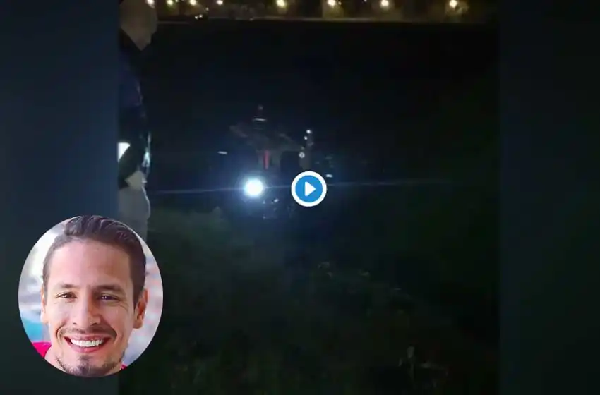 Se accidentó el ex cantante de Ráfaga