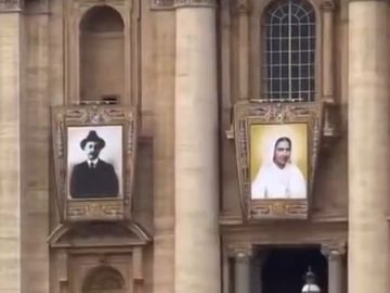 ¡QUÉ EMOCIÓN! Así lucen los retratos de José Gregorio Hernández y Carmen Rendiles en la Basílica de San Pedro