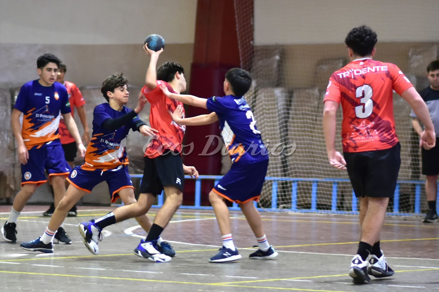 Acción para los equipos necochenses de handball