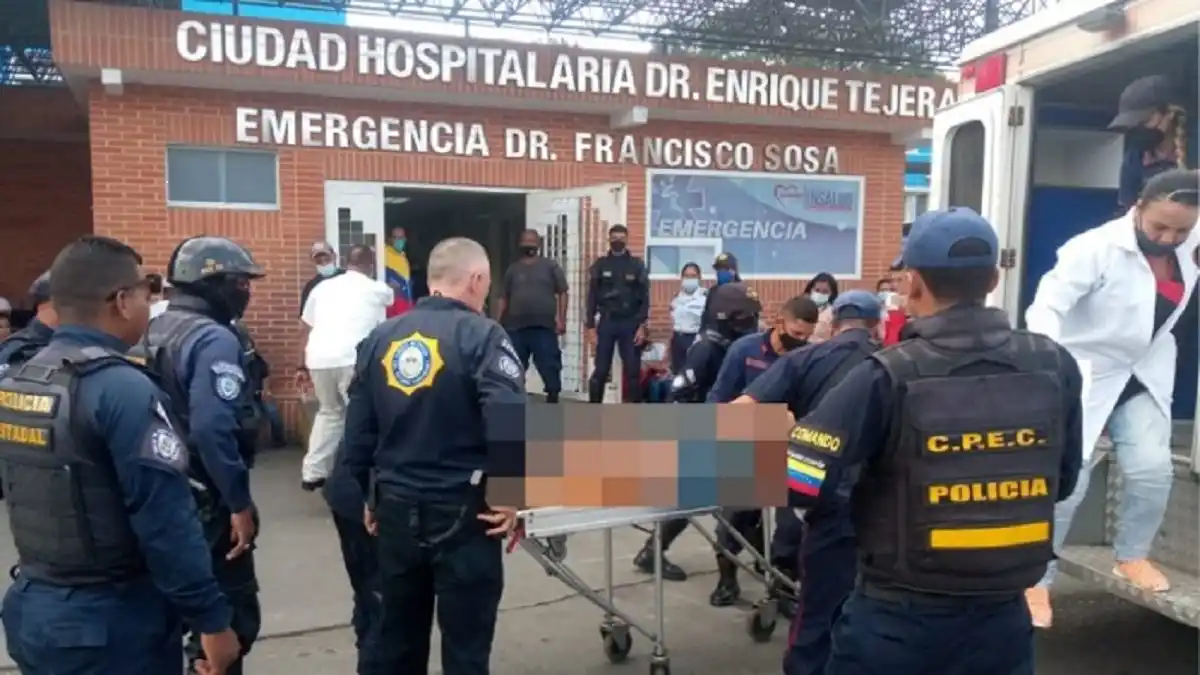 ¡DOS POLICÍAS HERIDOS! Mueren tres antisociales al lanzar granada en Tocuyito