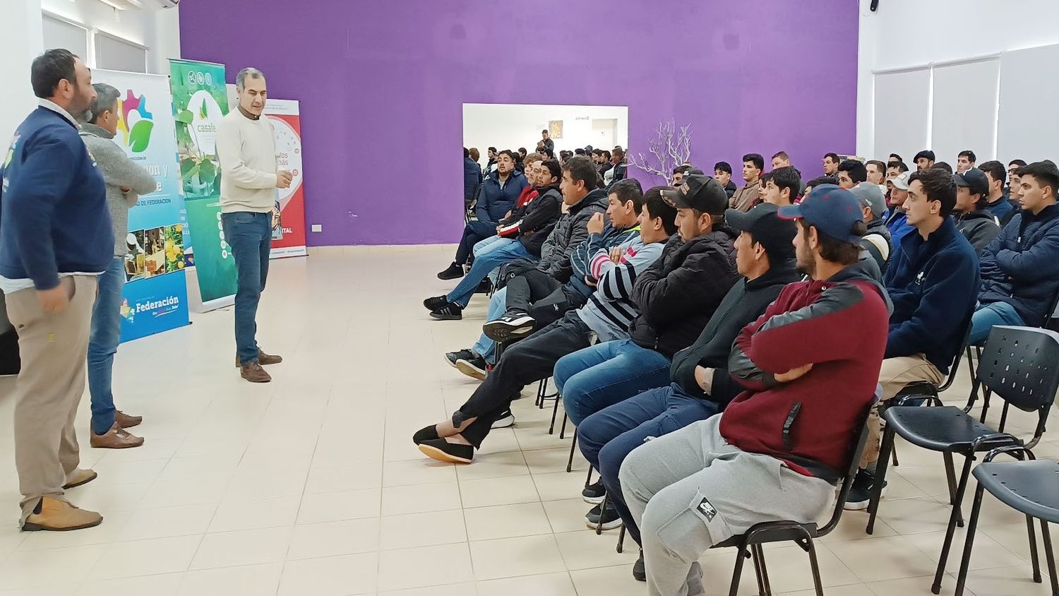 Capacitaron a más de 50 operarios de equipos pulverizadores