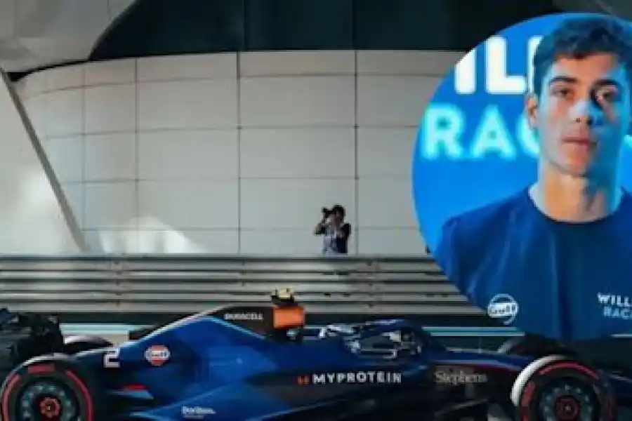 Colapinto se subió al Williams de Fórmula 1