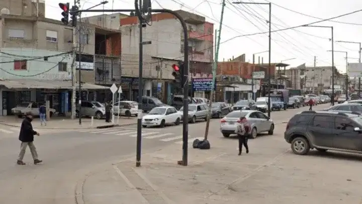Lugar donde se produjo el homicidio de Diego Emanuel Mancuello Ortiz.