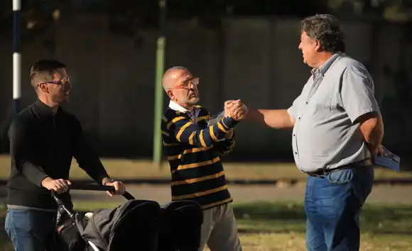 Juan Scavino durante su recorrida por la ciudad: “Este equipo está listo para seguir transformando Rafaela”