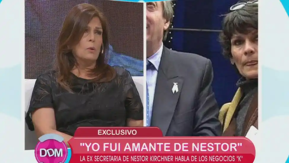 "Yo fui amante de Néstor", aseguró la secretaria del expresidente