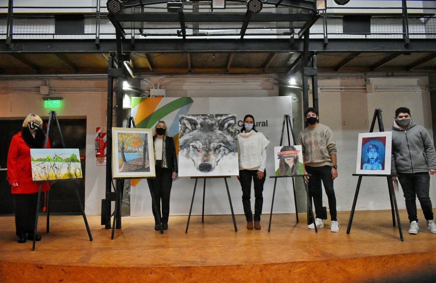 Entregaron los premios del concurso de pintura organizado por la Dirección de Cultura