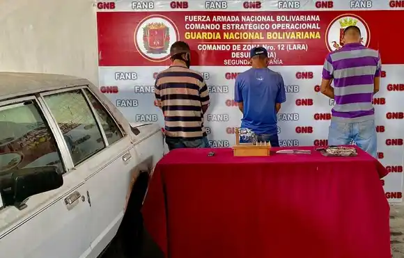 Desmantelan en el estado Lara la banda «Los Coleros»