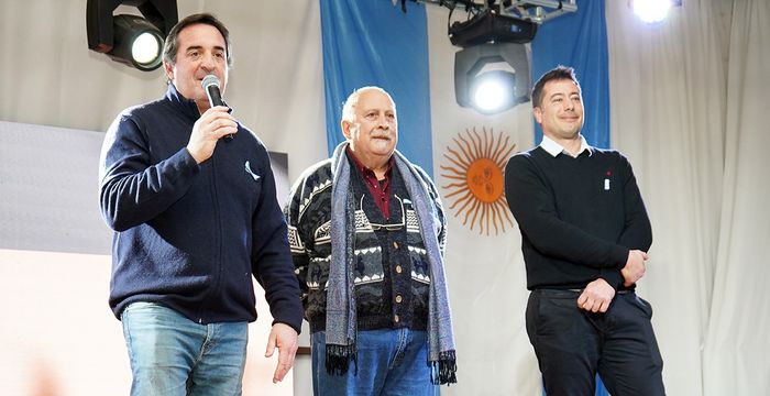 Discursos. Brindaron Guillermo Sánchez, Matías Sierra y Juan Gamba