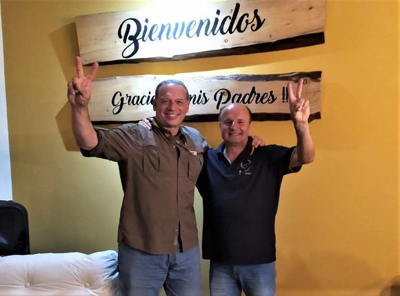 Guacone celebró su cumpleaños con un asado junto a Sergio Berni