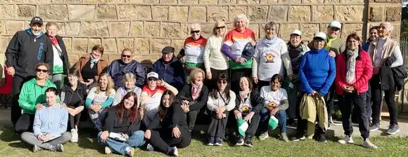 Adultos mayores participaron de una jornada de juegos alternativos