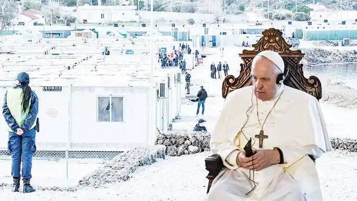 Francisco pidió por los  refugiados: �SEstá en juego  el futuro de todos⬝