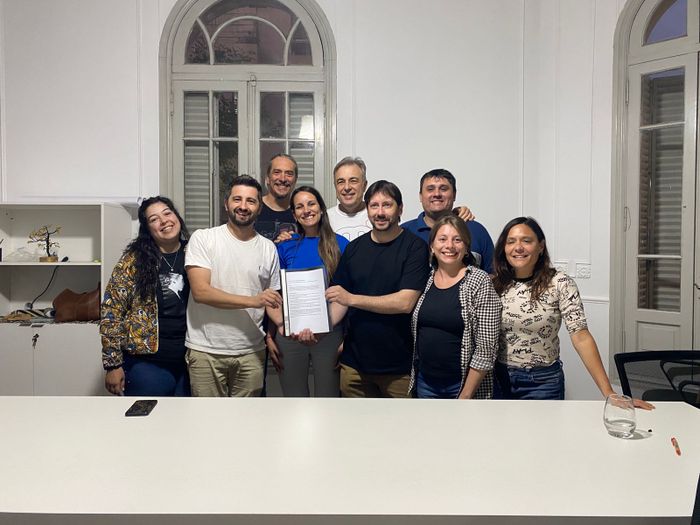 Antonio Ciceri, docente de nivel primario, egresado del ISP2 / José Grassino, profesor de historia, egresado del ISP2 | Presentaron un proyecto para fortalecer la Formación Docente en Rafaela.