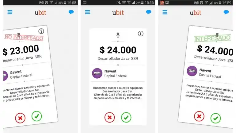 El modelo de Tinder llegó a la búsqueda de empleos