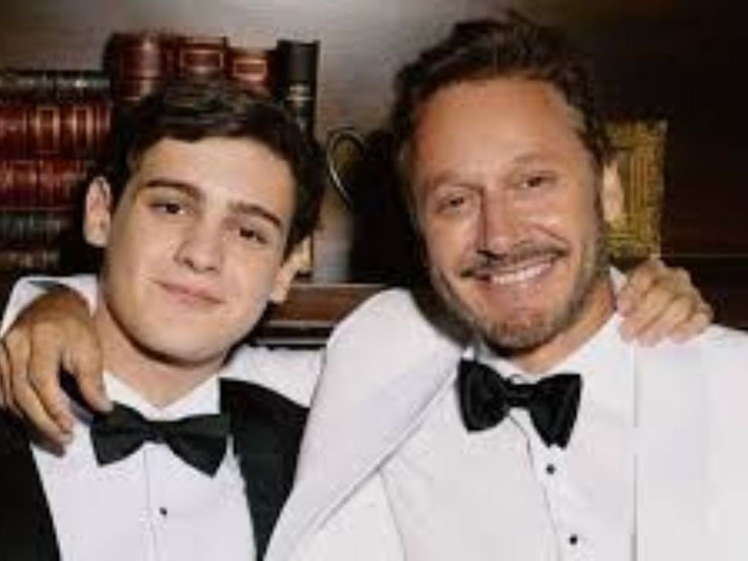 Benjamín Vicuña y su hijo Bautista (Foto: Gentilezas)