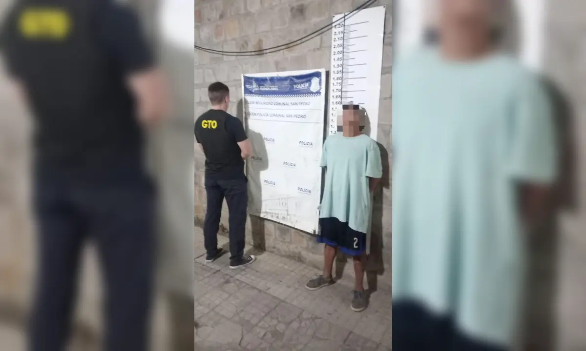 Fue detenido por amenazas agravadas contra su expareja.