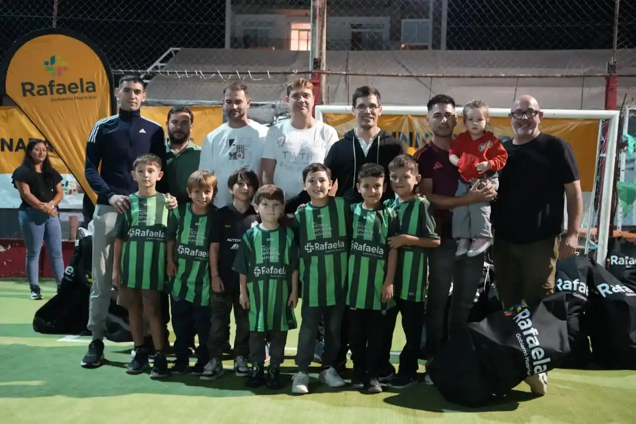Barrio en Juego fortalece escuelitas deportivas en Rafaela con actividades y entrega de materiales
