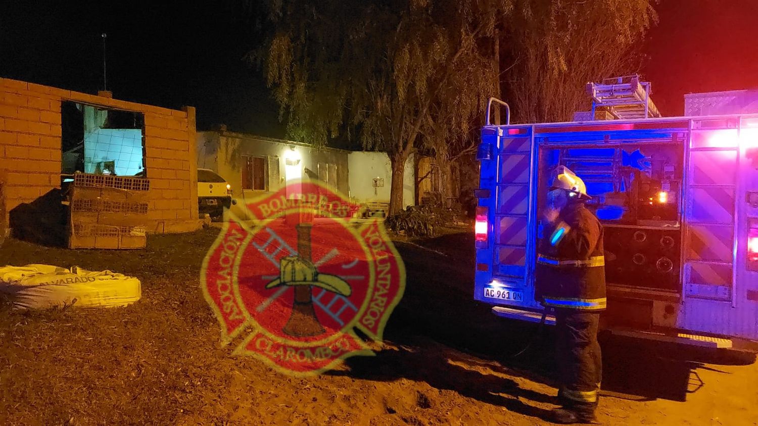 Claromecó: Bomberos sofocaron un incendio en un domicilio