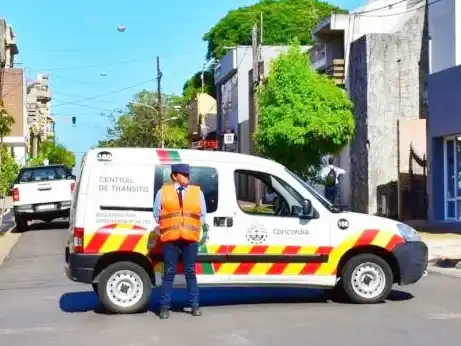 Corte de tránsito en inmediaciones del Club Sarmiento