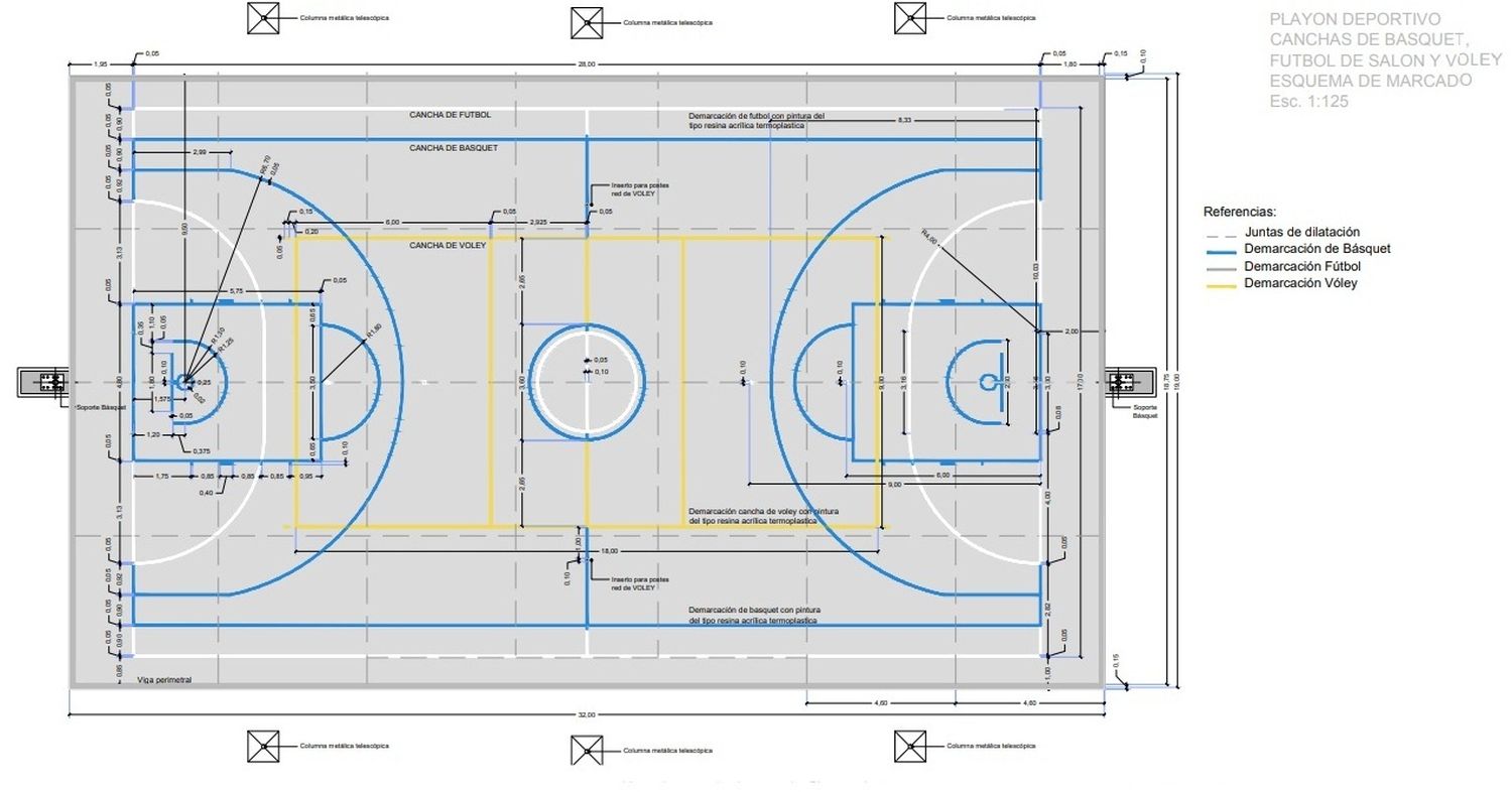 Construirán un playón polideportivo