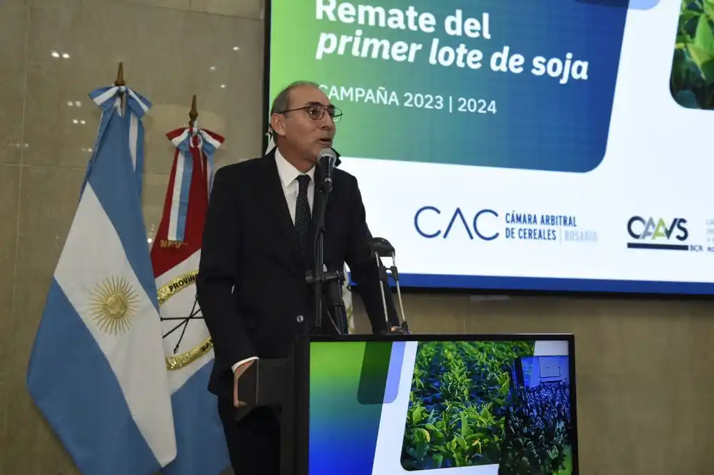 Miguel Simioni, presidente de la Bolsa de Comercio de Rosario.