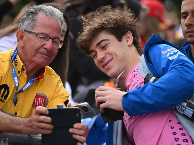 Colapinto podría darle una gran alegría a los argentinos el próximo mes. Foto EFE/EPA/JAMES ROSS
