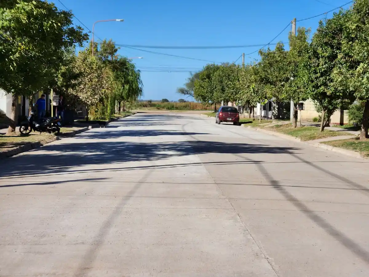 La Francia suma dos cuadras de pavimento y completa un plan de dieciséis            