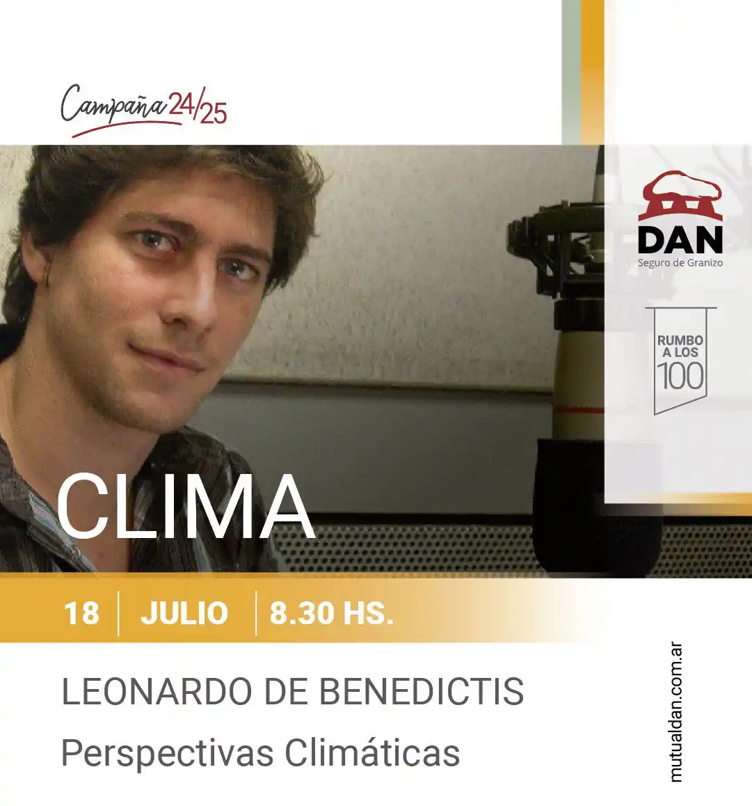 Leo De Benedictis analiza el clima que se viene