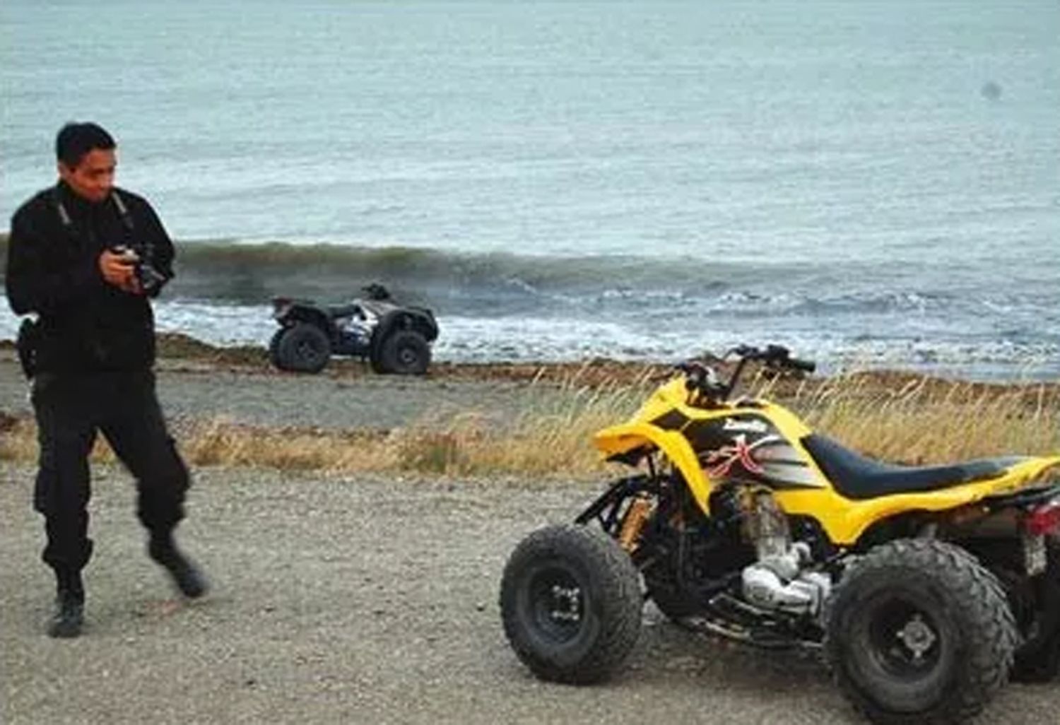 Médico tandilense herido tras ser embestido por  un cuatriciclo en la playa