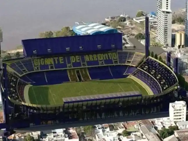 El Canalla presentó su proyecto de ampliación del "Gigante de Arroyito".