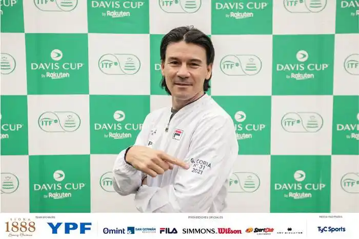 Guillermo Coria es el nuevo capitán de Argentina en la Copa Davis