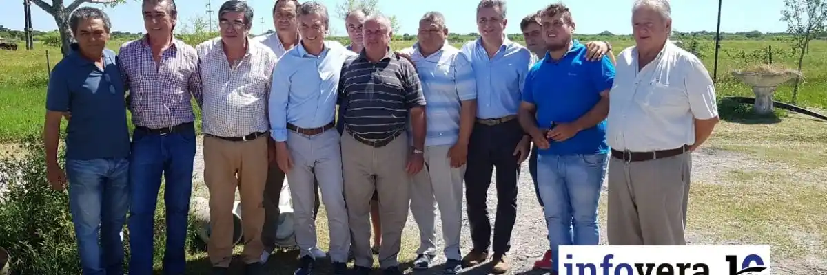Macri visitó a productores agropecuarios en el norte provincial