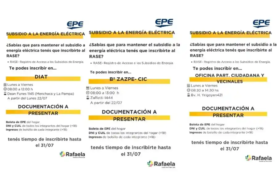 Plan de recategorización de usuarios residenciales de energía eléctrica: ¿Dónde tramitarlo?