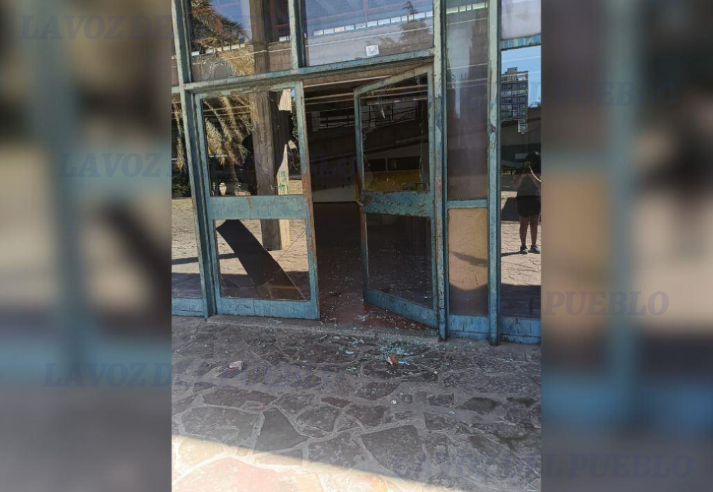 Vandalismo en el ex Colegio Nacional