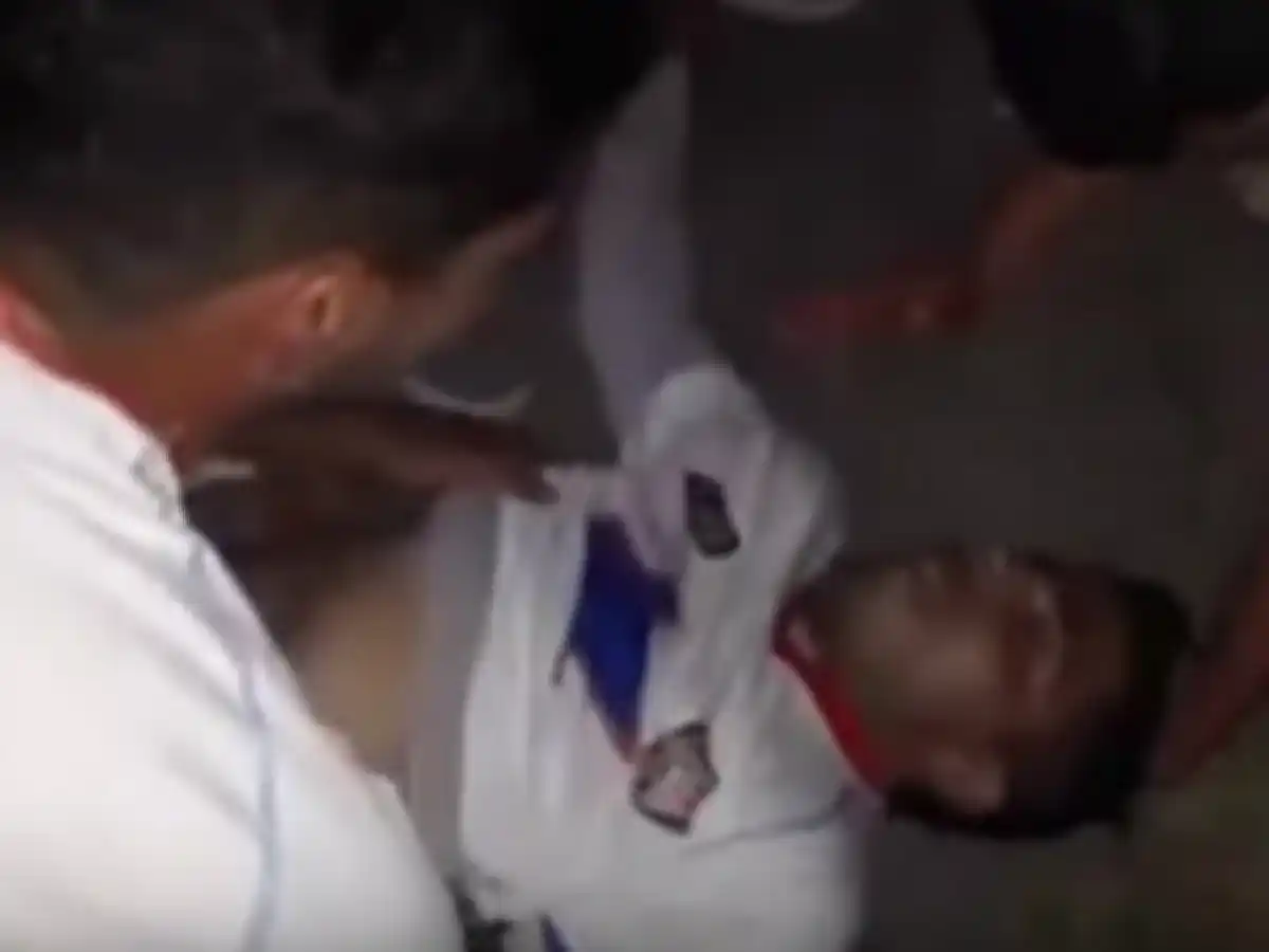 Batalla campal durante un partido de fútbol en San Luis