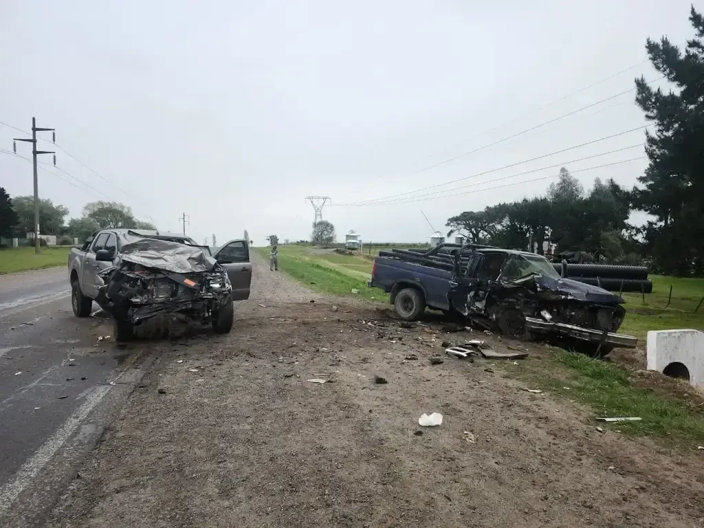 El siniestro ocurrió a la altura del kilómetro 170 de la Ruta Nacional 226 y obligó a desplegar un importante operativo de emergencia (Foto: El Eco de Tandil)
