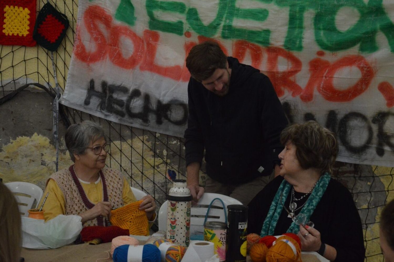 Venite al Parque incluyó clase de Pericón Nacional y Tejetón Solidario