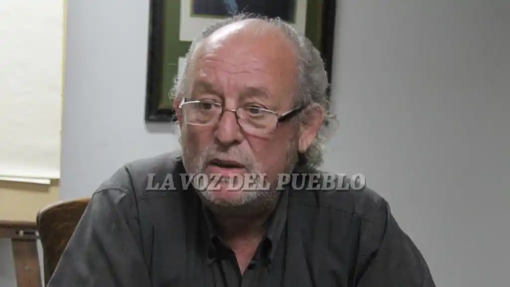 Hugo Scattone, durante una entrevista realizada en septiembre de 2014 en La Voz del Pueblo
