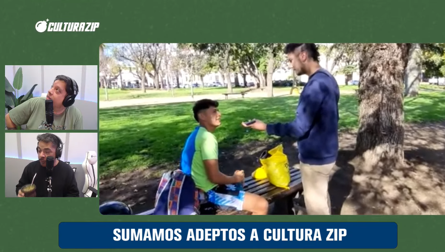 Salimos a la calle a peregrinar Cultura Zip y charlamos con un tandilense en Dinamarca