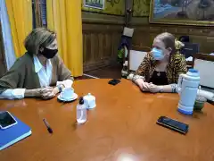 Alicia Fregonese visitó Gualeguay