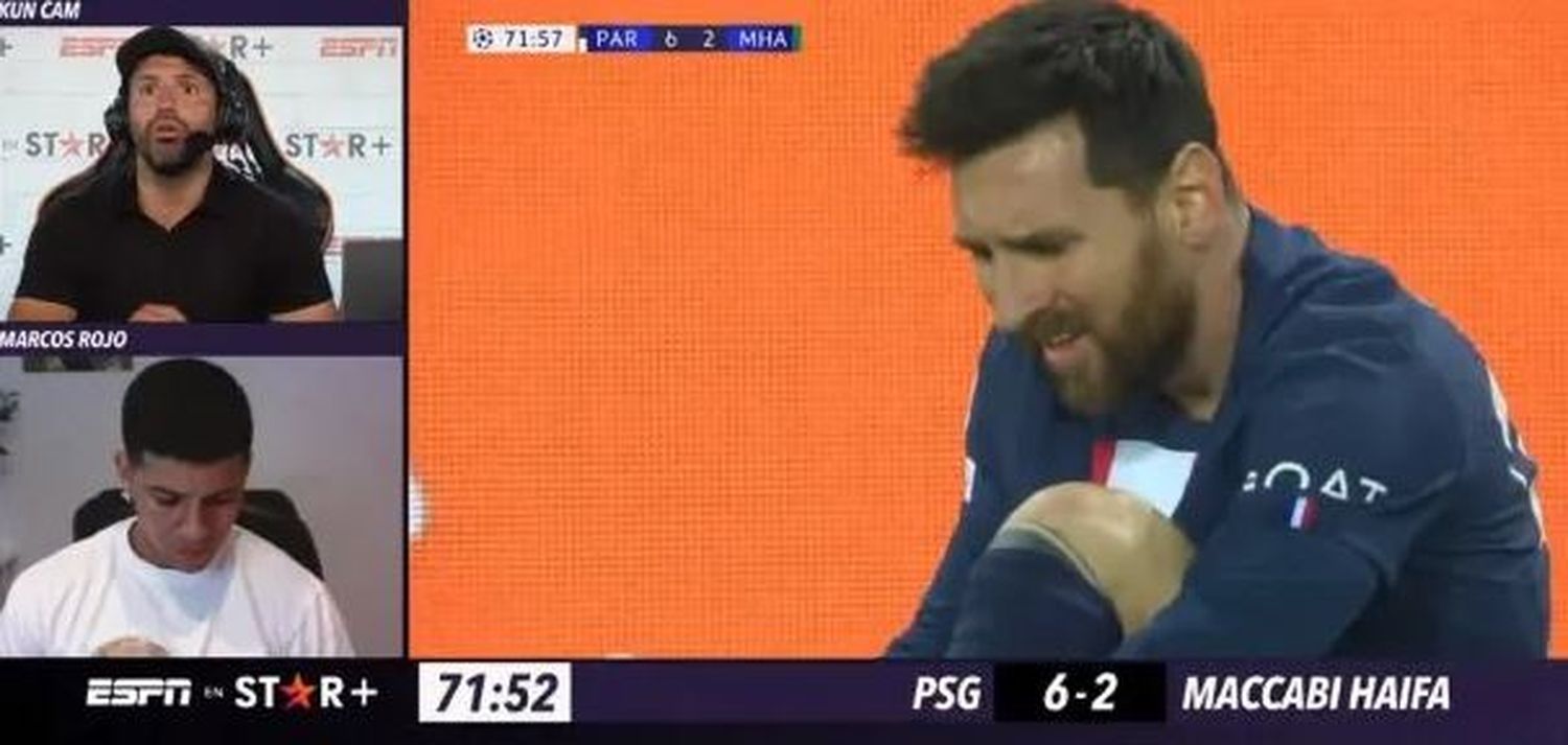 La reacción del Kun Agüero al "le tiró a Messi" de Mariano Closs