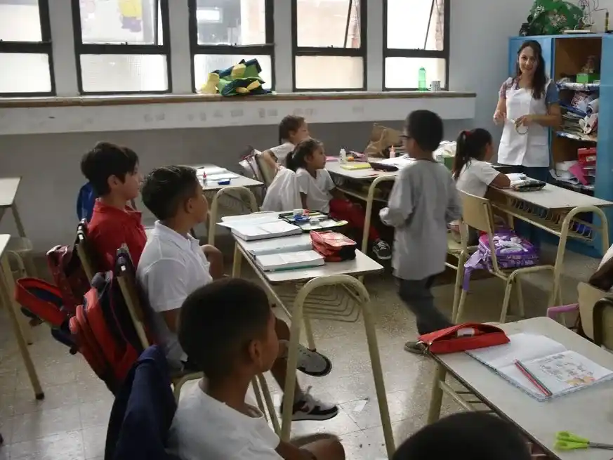 “Cada familia podrá elegir el tipo de educación para sus hijos”, destacó Goity. Crédito: Flavio Raina.