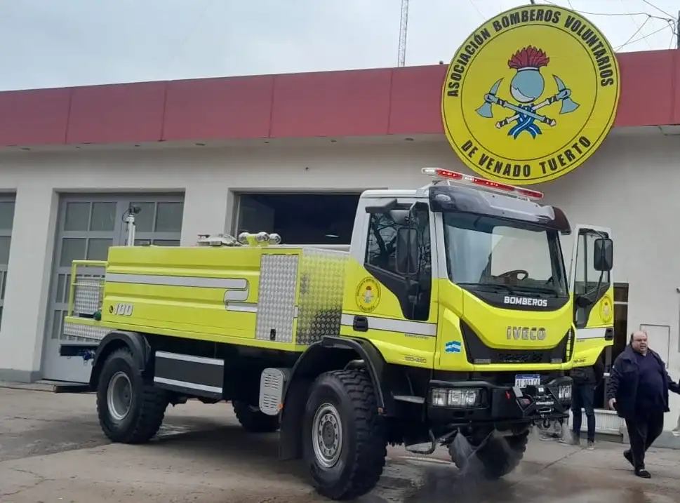 La adquisición representa una inversión aproximada de 140.000 euros (más de 230 millones de pesos al cambio actual).Crédito: Bomberos de Venado Tuerto.