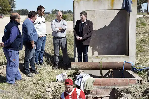 Se reactivó obra de perforación y conexión de dos pozos de agua