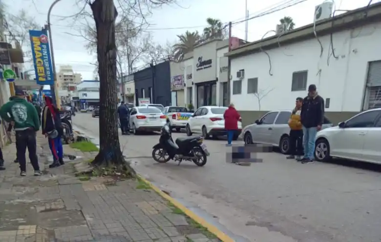 El accidente ocurrió este lunes por la mañana.