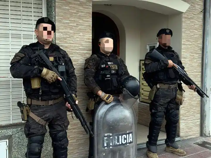 Operativo. Con presencia de agentes del Grupo de Apoyo Departamental