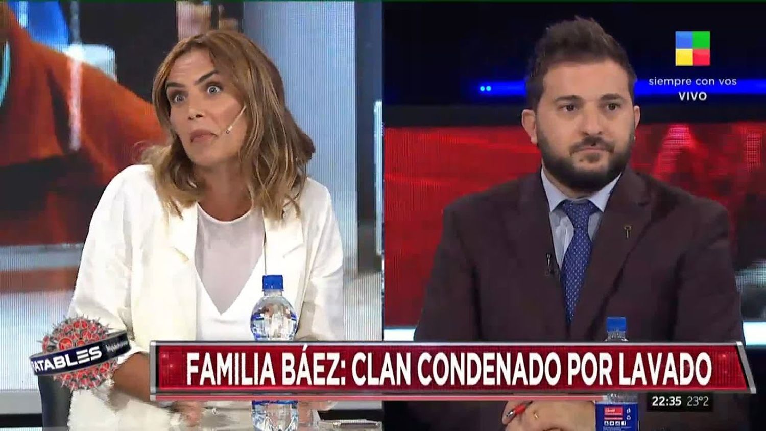 Fuerte cruce entre Amalia Granata y Diego Brancatelli