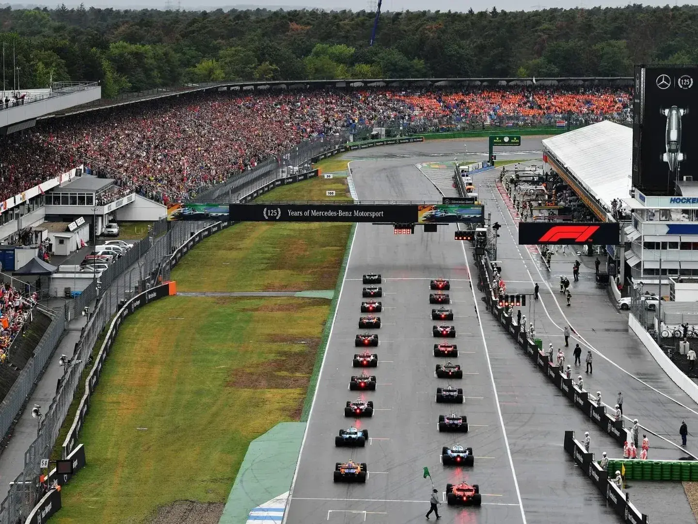 La última vez que la Fórmula 1 corrió en el circuito de Hockenheim fue el 28 de julio de 2019, durante el Gran Premio de Alemania. Foto: EFE