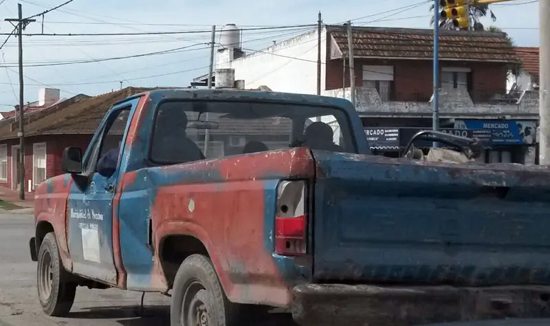 Camioneta del municipio