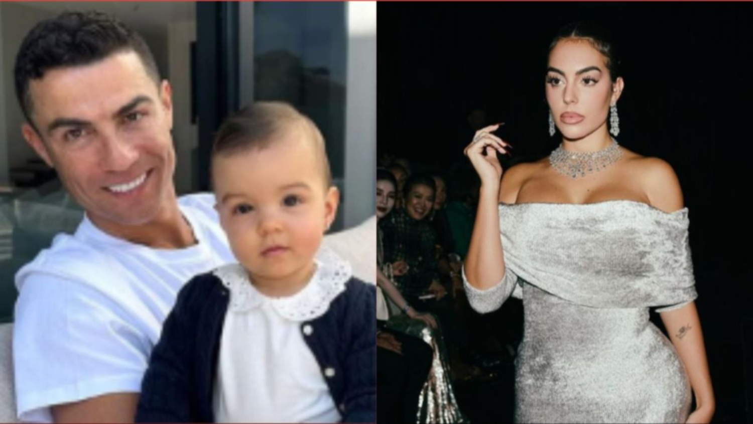 Cristiano Ronaldo y Bella Esmeralda conquistan en Instagram en una publicación de Georgina Rodriguez